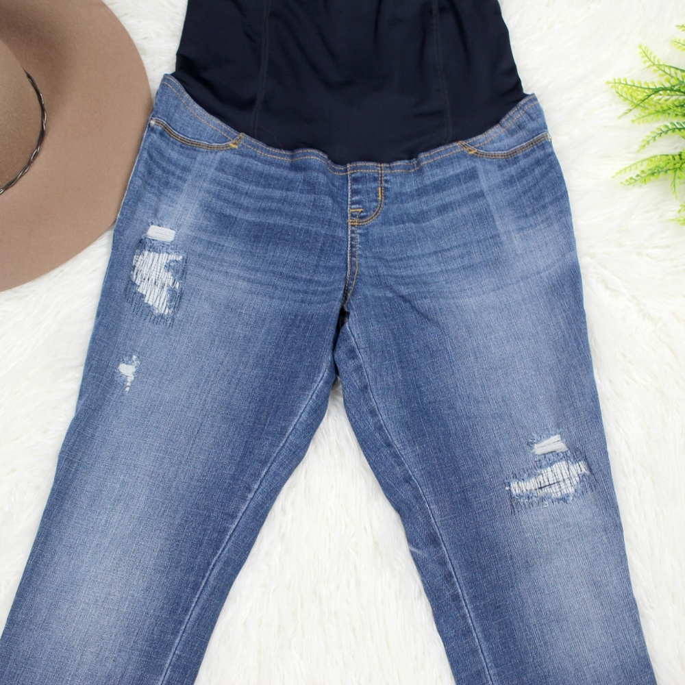 Isabel Maternity Jeans Size 6 Jeggings Distressed